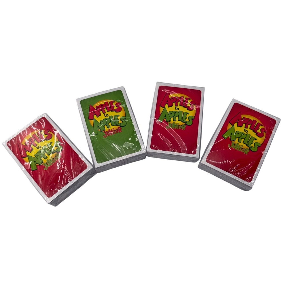 Mattel Apples to Apples Junior Replacement Cards 4 Decks Sealed Red Green 078